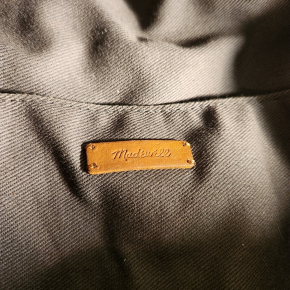 Madewell Charleston Navy Blue Canvas Backpack - Picture 4 of 13